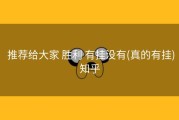  推荐给大家 胜利 有挂没有(真的有挂)知乎