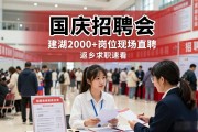 国庆招聘会：建湖2000+岗位现场直聘，返乡求职速看