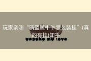 玩家亲测“新蓝鲸牛牛怎么装挂”(真的有挂)知乎