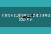  实测分析 抚州麻将 怎么装挂详细开挂教程- 知乎