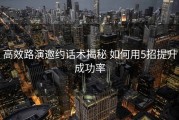 高效路演邀约话术揭秘 如何用5招提升成功率