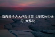 酒店接待话术必看指南 揭秘高效沟通的8大秘诀