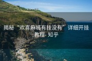 揭秘“欢喜麻将有挂没有”详细开挂教程- 知乎