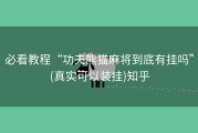 必看教程“功夫熊猫麻将到底有挂吗”(真实可以装挂)知乎