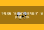 导师揭秘“乐酷副厅到底有挂吗”(确实有挂)-知乎