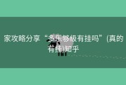 家攻略分享“多乐够级有挂吗”(真的有挂)知乎