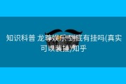  知识科普 龙尊娱乐 到底有挂吗(真实可以装挂)知乎