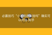 必赢技巧“小贰到底有挂吗”确实可以开挂-知乎