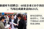 新疆库车招聘会：60家企业150个岗位，当场达成就业意向614人