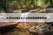 大同SEM优化&amp;一口高压锅划拳歌视频