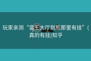 玩家亲测“蛮王大厅到底那里有挂”(真的有挂)知乎