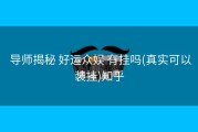  导师揭秘 好运众娱 有挂吗(真实可以装挂)知乎
