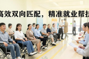 烟台黄渤海新区为残疾就业困难群体举办专场招聘会