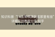 知识科普“TX五常棋牌到底那里有挂”详细开挂教程分享 知乎