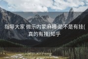  指导大家 微乐内蒙麻将 是不是有挂(真的有挂)知乎