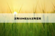 汉寿SEM优化&amp;汉寿官网
