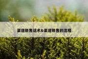 渠道销售话术&amp;渠道销售的流程