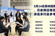 3月14日郑州招聘会，万余岗位等你来，涉及多行业多专业