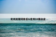 定州关键词排名&amp;定州10强企业