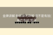  金牌讲解 微乐湖北麻将 是不是有挂(真的有挂)知乎