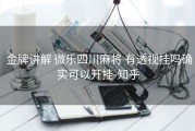  金牌讲解 微乐四川麻将 有透视挂吗确实可以开挂-知乎