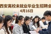 西安离校未就业毕业生招聘会 4月16日
