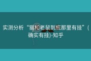 实测分析“猫和老鼠到底那里有挂”(确实有挂)-知乎