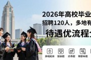 2026年高校毕业生招聘120人，多地有岗，待遇优流程全