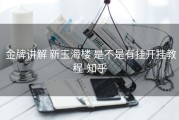  金牌讲解 新玉海楼 是不是有挂开挂教程-知乎