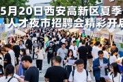 5月20日西安高新区夏季人才夜市招聘会精彩开启