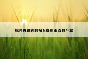 胶州关键词排名&amp;胶州市支柱产业
