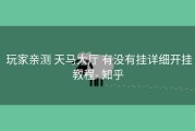  玩家亲测 天马大厅 有没有挂详细开挂教程- 知乎