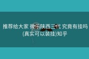  推荐给大家 微乐陕西三代 究竟有挂吗(真实可以装挂)知乎