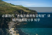 必赢技巧“大金牙麻将有没有挂”详细开挂教程分享 知乎