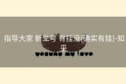  指导大家 新二号 有挂没(确实有挂)-知乎