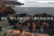 揭秘“新九天有挂吗”(真的有挂)知乎