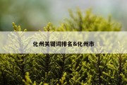 化州关键词排名&amp;化州市