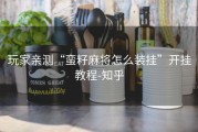 玩家亲测“蛮籽麻将怎么装挂”开挂教程-知乎