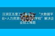 汉滨区五里工业集中区：“大数据平台+人力资源公司 +培训学校”解决企业招工难题