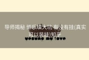  导师揭秘 博乐填大坑 有没有挂(真实可以装挂)知乎