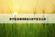 安宁区关键词排名&amp;安宁区怎么样