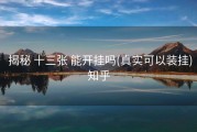  揭秘 十三张 能开挂吗(真实可以装挂)知乎