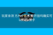  玩家亲测 方片十三水 能开挂吗确实可以开挂-知乎