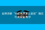 金牌讲解“毛豆大厅怎么装挂”确实可以开挂-知乎