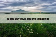 昆明网站收录&amp;昆明网站快速排名提升