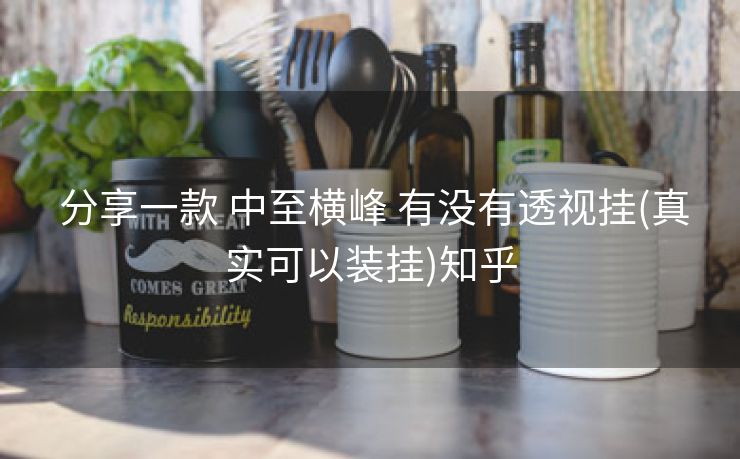  分享一款 中至横峰 有没有透视挂(真实可以装挂)知乎