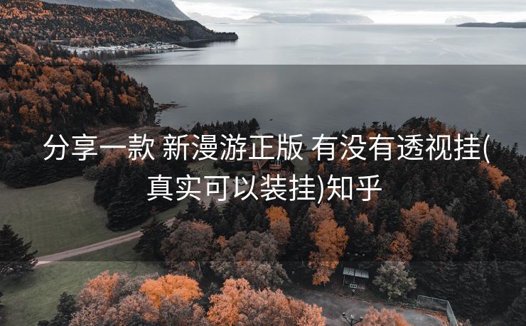  分享一款 新漫游正版 有没有透视挂(真实可以装挂)知乎