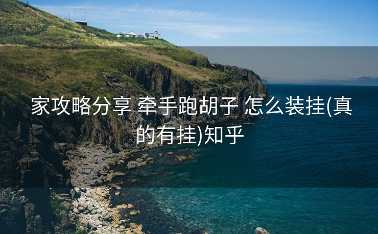  家攻略分享 牵手跑胡子 怎么装挂(真的有挂)知乎