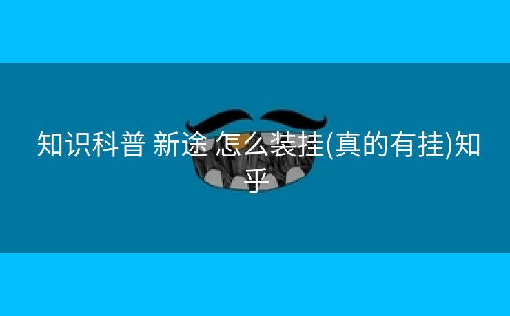  知识科普 新途 怎么装挂(真的有挂)知乎
