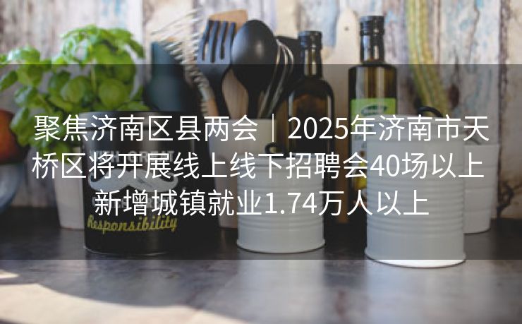 聚焦济南区县两会｜2025年济南市天桥区将开展线上线下招聘会40场以上 新增城镇就业1.74万人以上